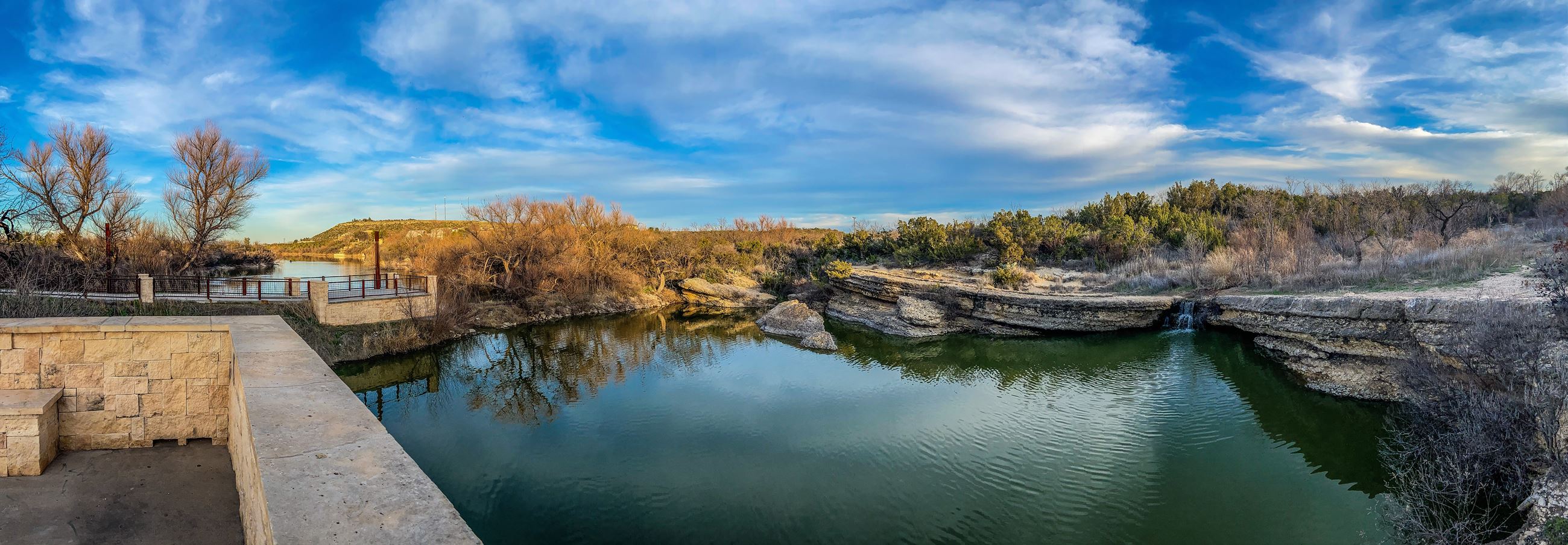 Skyline and landmark view of Big Spring, Texas