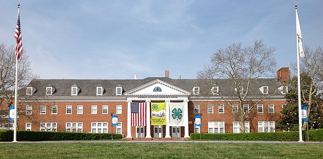 Skyline and landmark view of Chevy Chase, Maryland