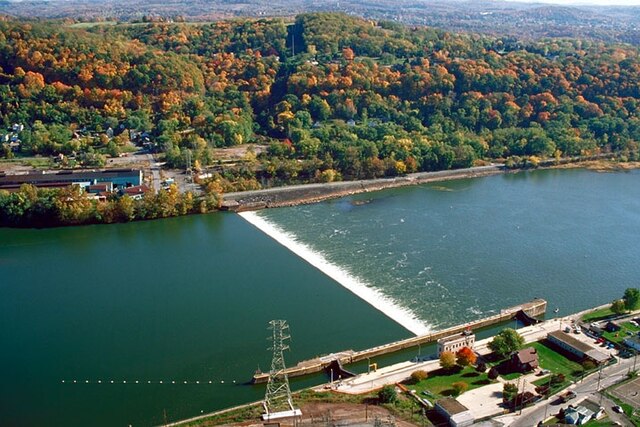 Skyline and landmark view of Lower Burrell, Pennsylvania