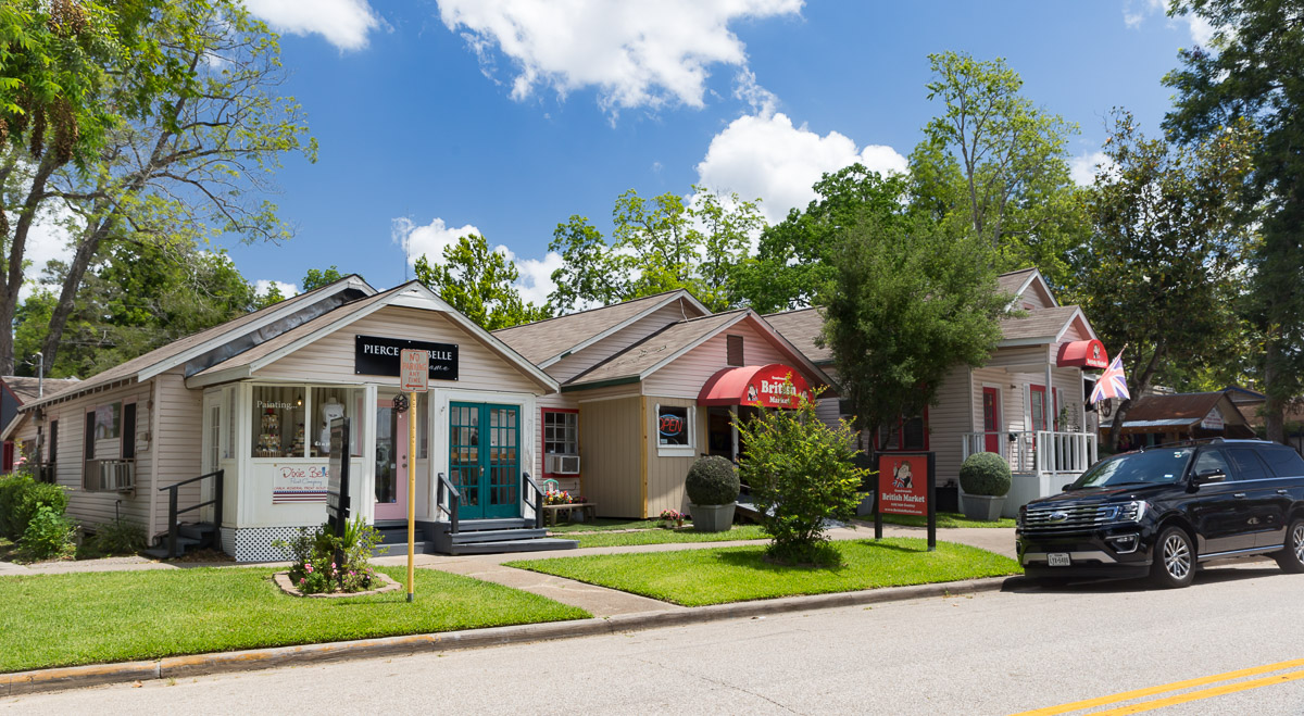 Skyline and landmark view of Spring, Texas